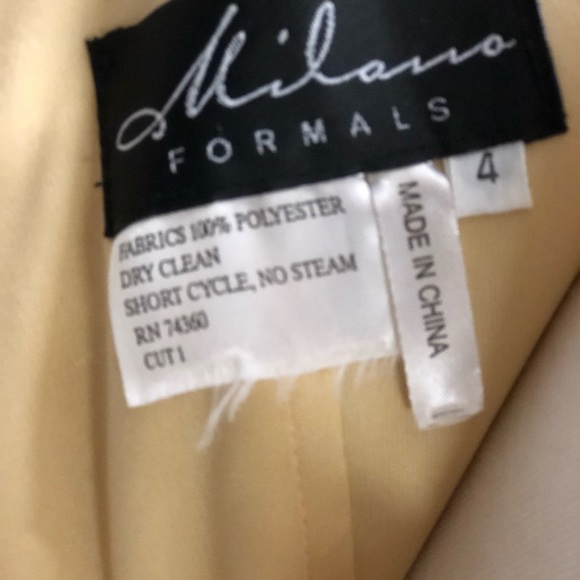 Stunning Gold full of Ab stones & Sequins size 4 Formal Dress GORGEOUS - Picture 12 of 12